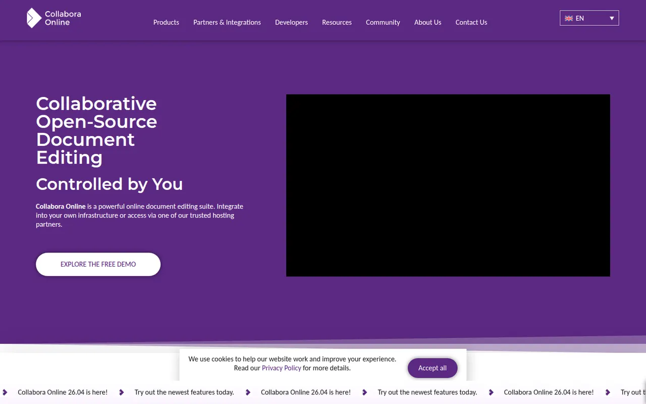 Collabora Online website screenshot