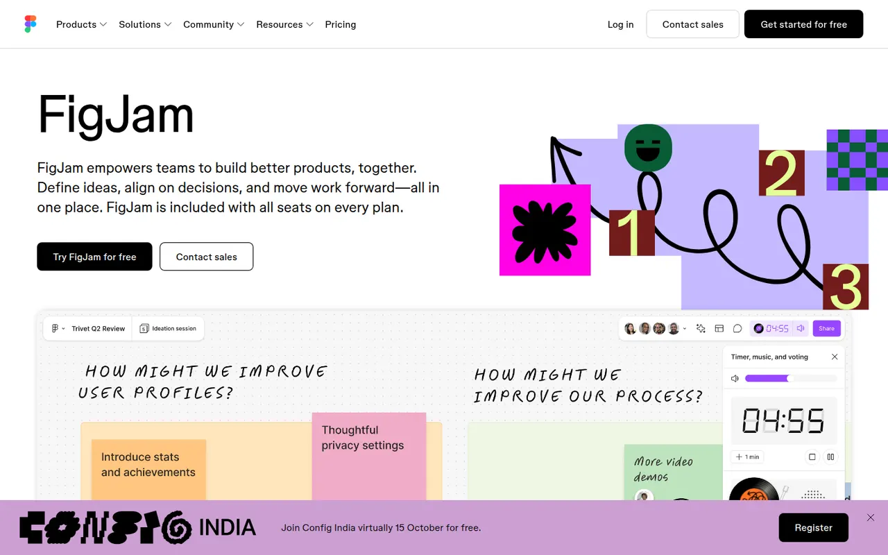 FigJam website screenshot