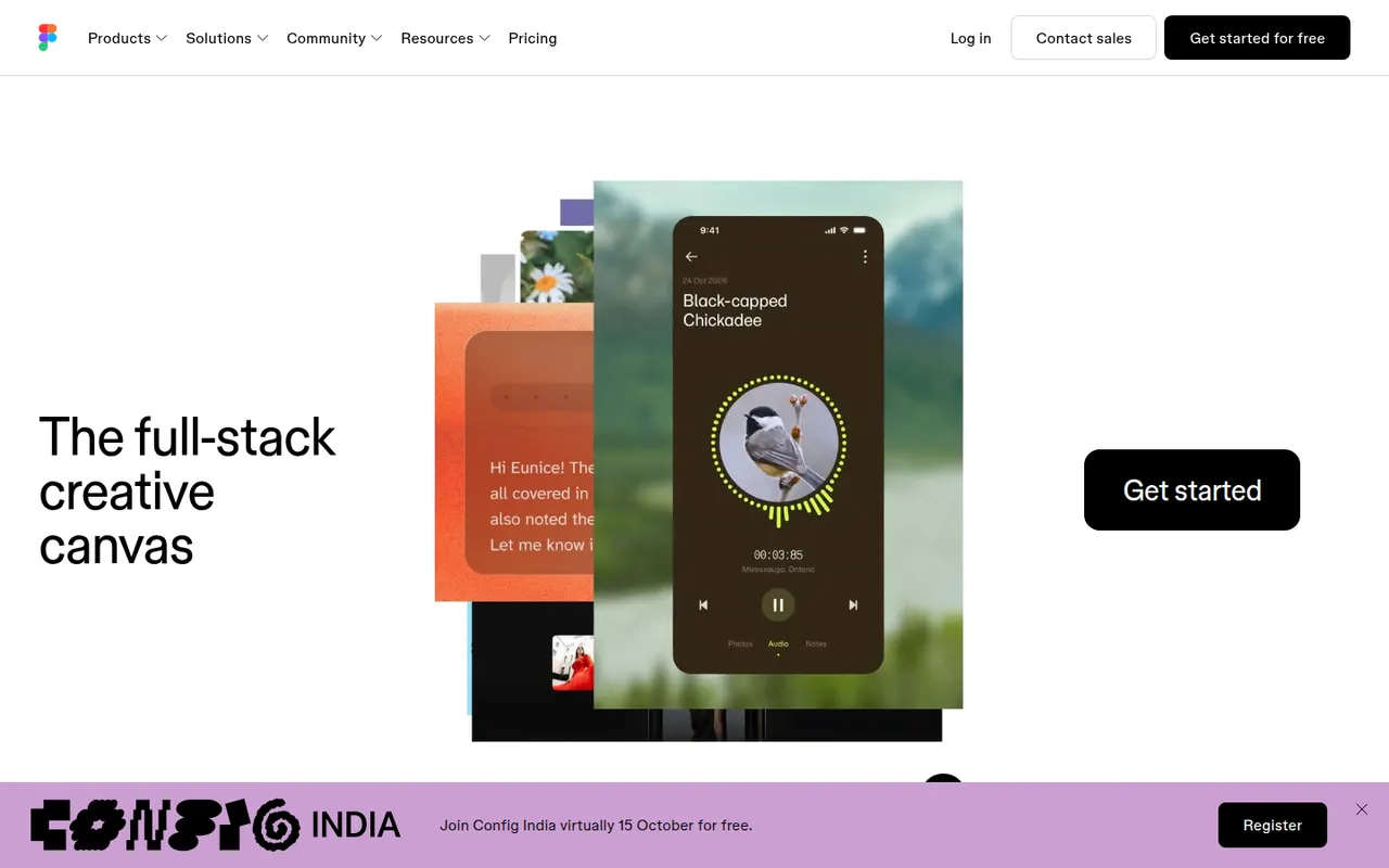 Figma website screenshot