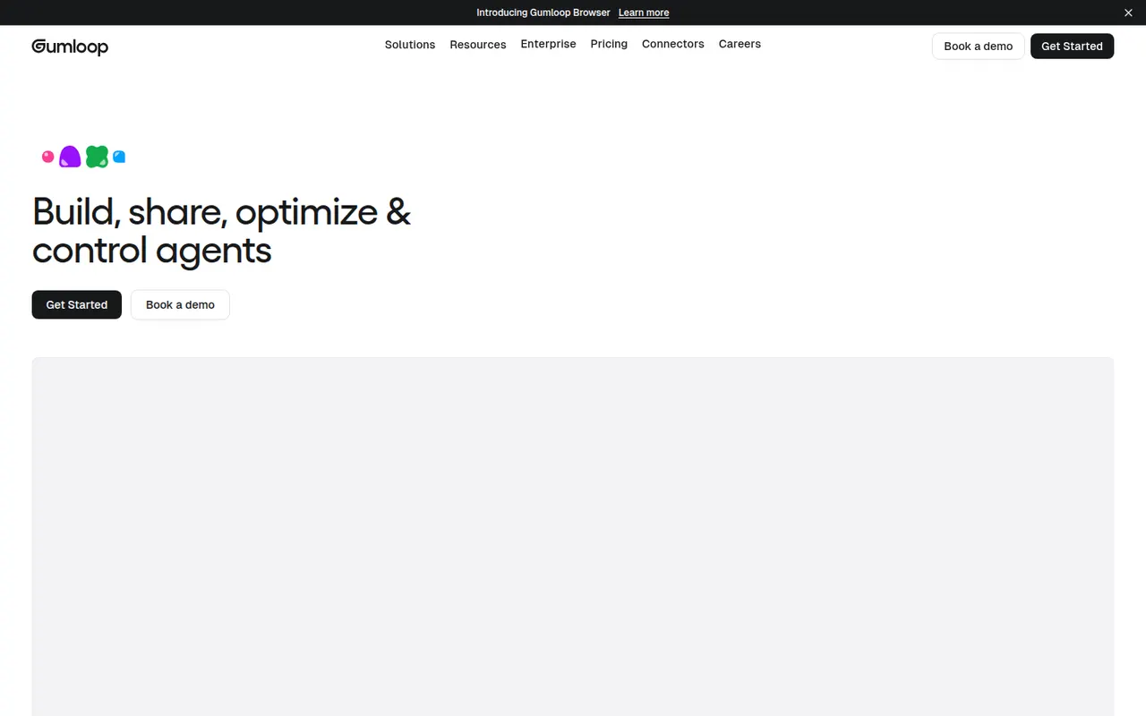 Gumloop website screenshot