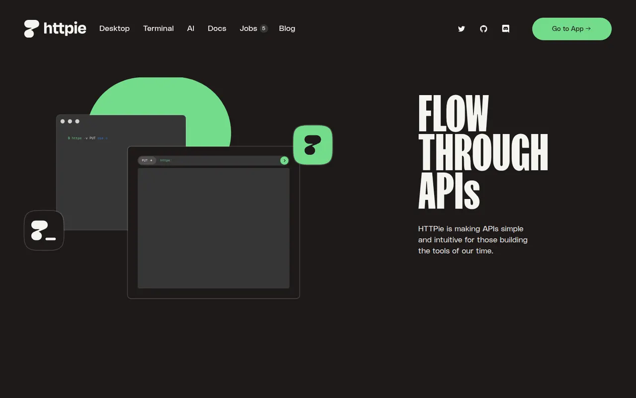 HTTPie website screenshot