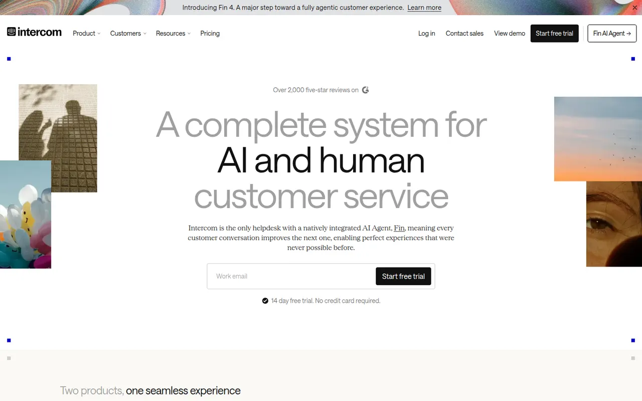 Intercom screenshot