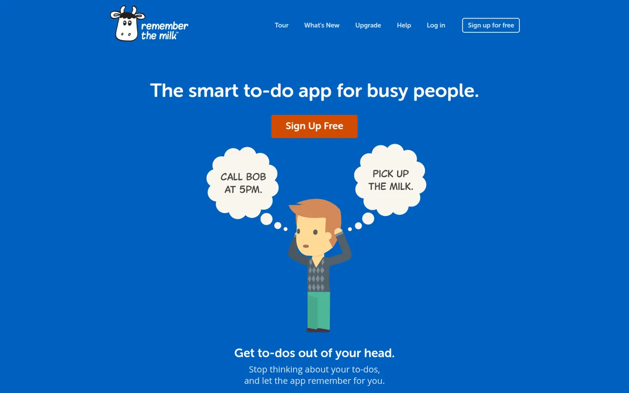 Remember The Milk website screenshot