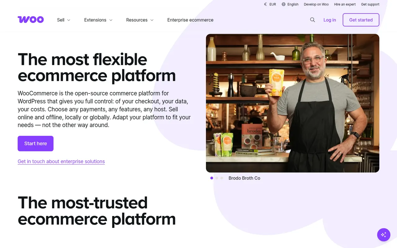 WooCommerce website screenshot
